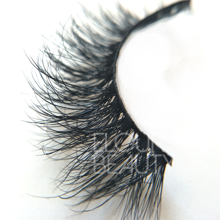 Private label 3D mink strip lashes wholesale China EJ38
